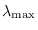 <span>$</span>\lambda_{\max}<span>$</span>